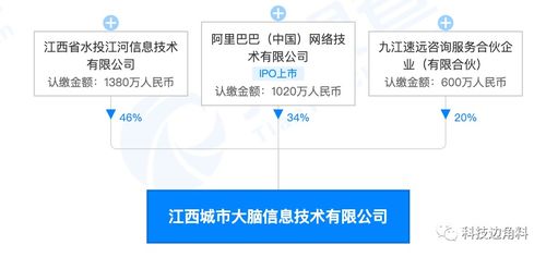 阿里巴巴布局智慧城市新基建 持股34%成立江西城市大腦信息公司